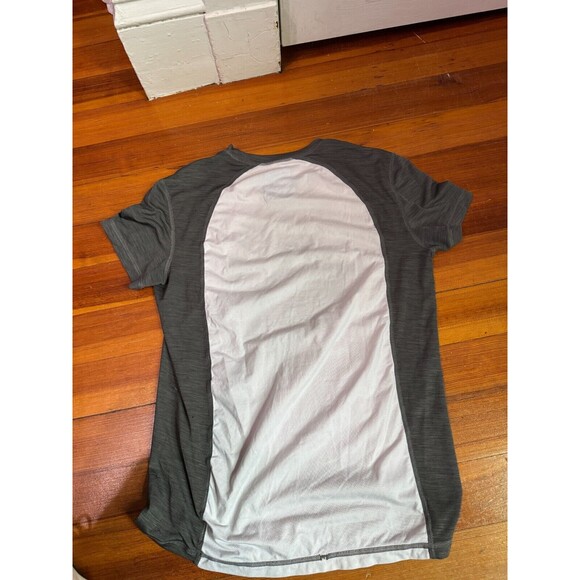 American Eagle 360 Extreme Flex Short Sleeve Shirt AEActive White Gray Men Small - Picture 3 of 7